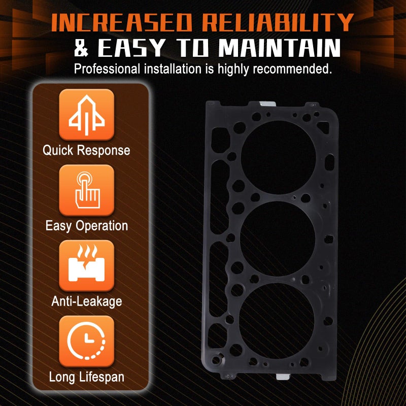 PANGOLIN D902 Engine Cylinder Head Gasket 1G962-03313 for Kubota D902 Diesel Engine Tractor Aftermarket Parts, 3 Month Warranty - Image 5